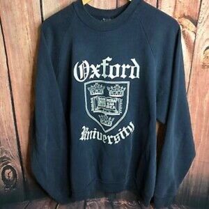 Vintage blue Oxford University sweater